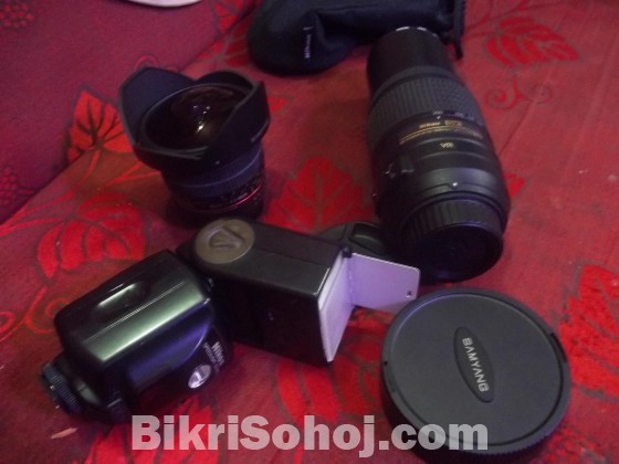 Nikon Flash and Lens